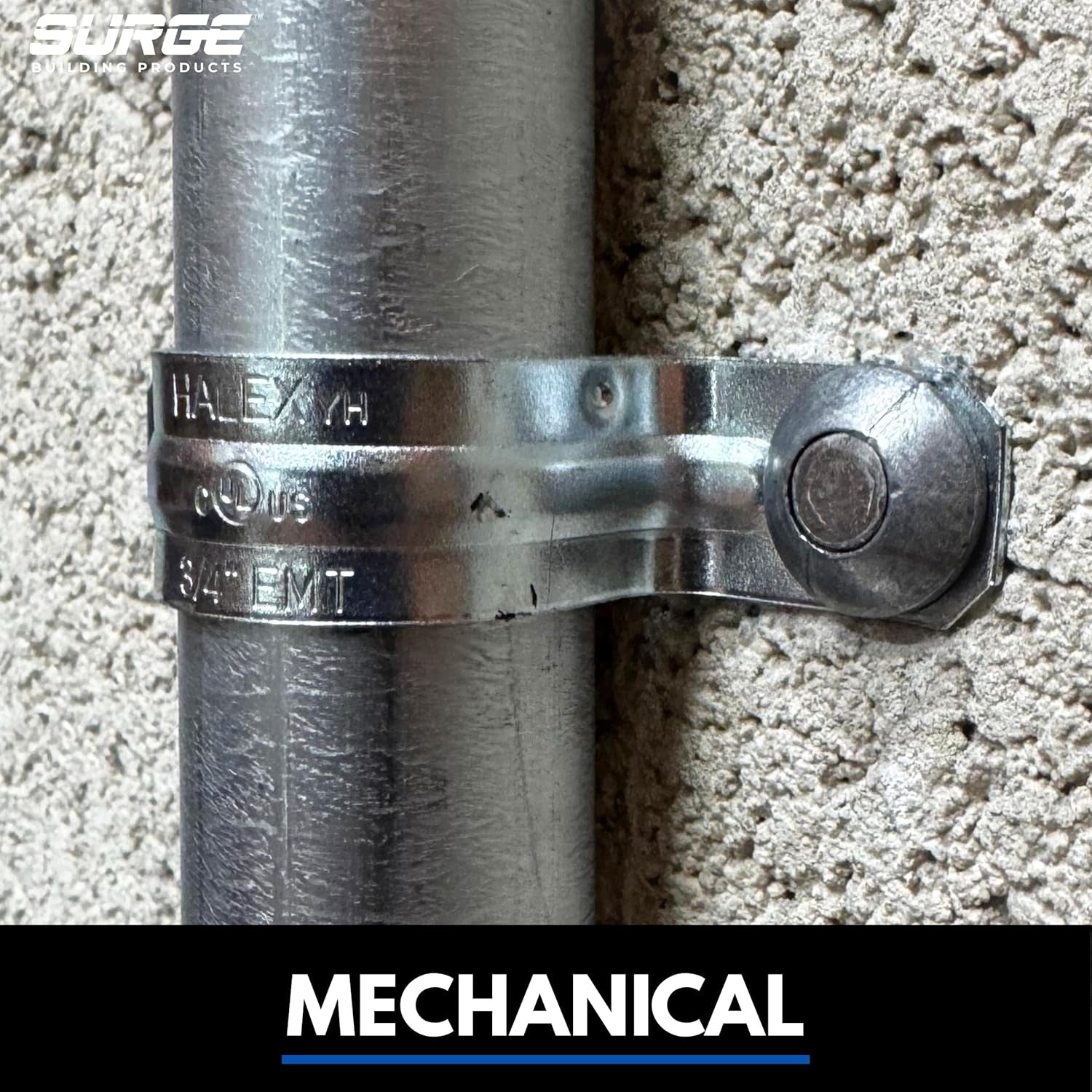 Surge BP - 1/4" X 1" Stainless MH Hammer Drive Nail in Concrete Anchor with 304 Stainless Steel Nail | Fasteners for Concrete, Block, and Brick (100/BOX)