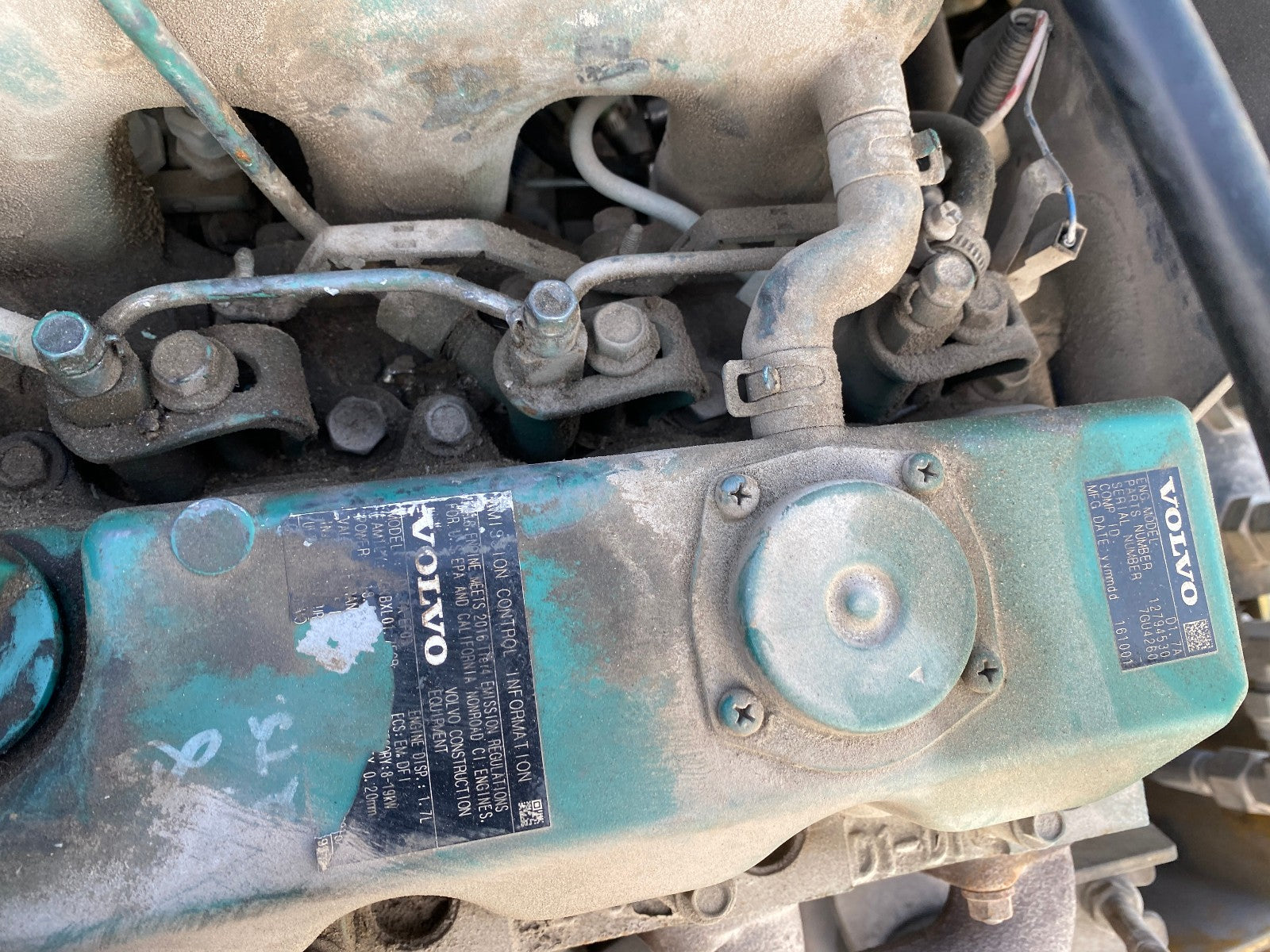 2017 Volvo DD25B Double Drum Roller, Diesel Engine