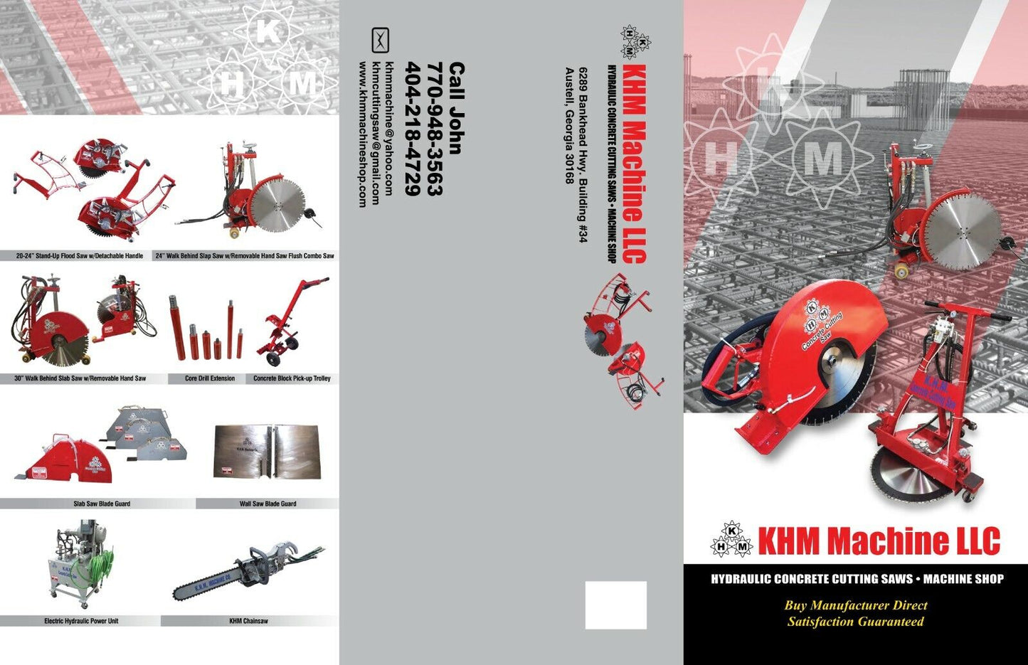 30" Hydraulic Concrete Cutting Saw