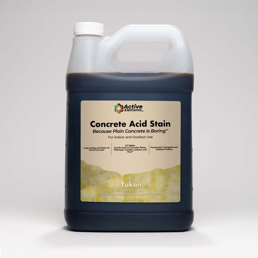 Concrete Acid Stain | 1 Gallon | Yukon (Pale Brown Yellow)