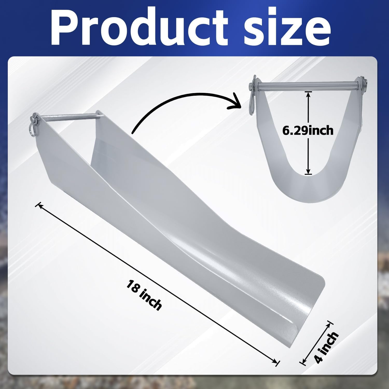 Mud Mixer MMAC-0133 18 Inch Chute Extension Compatible with Mud Mixer MMXR-3221 Mudmixer Adjustable Angles Options 15, 25, and 35 Degree