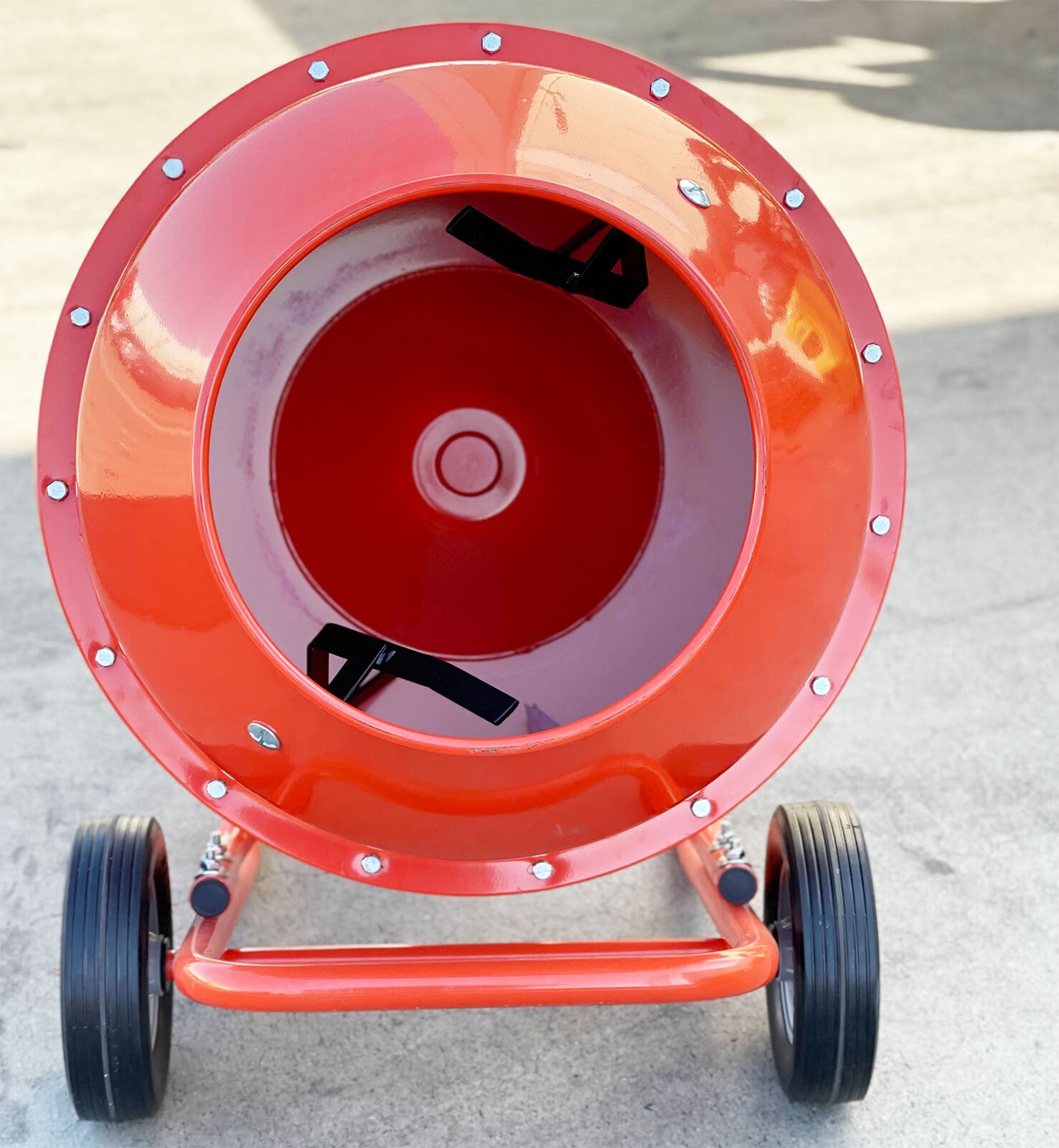 Low Wheel Barrow 5 Cubic Ft. 1/2HP Electric Concrete Cement Mixer Mortar Stucco