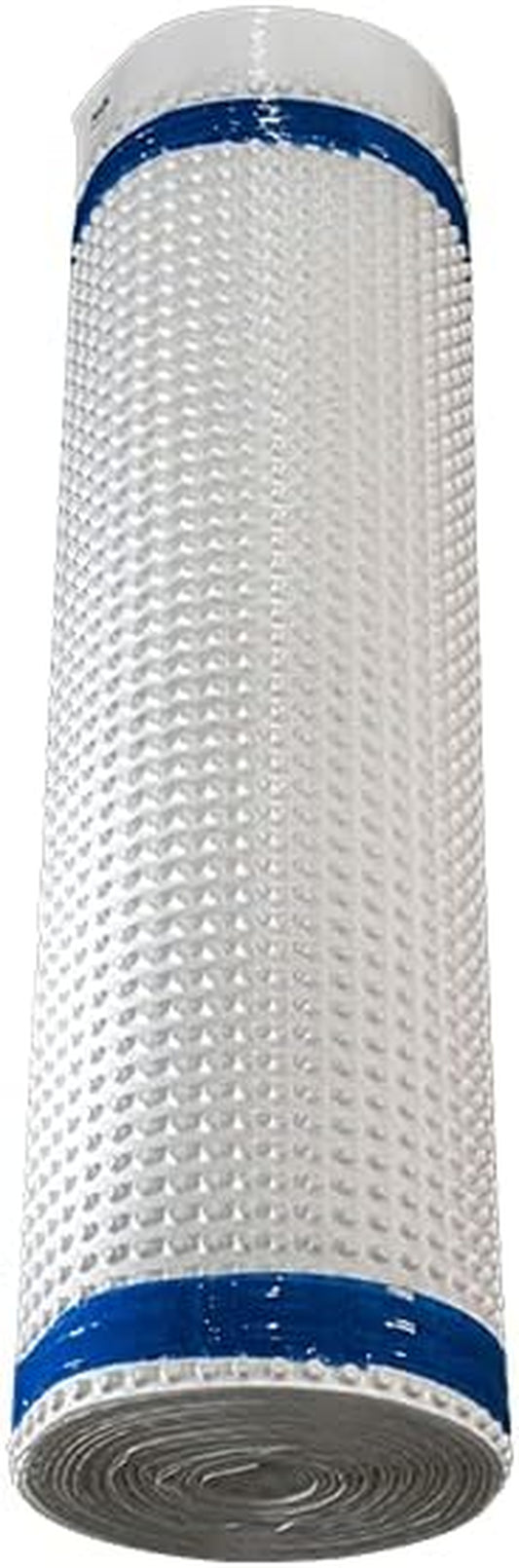 Whitecap Dimple Drainage Matting, 4' X 50' - Improves Water Movement and Drainage - Waterproof Moisture Barrier Foundation Wrap and Floor Underlayment - Vapor Barrier Waterproof Membrane