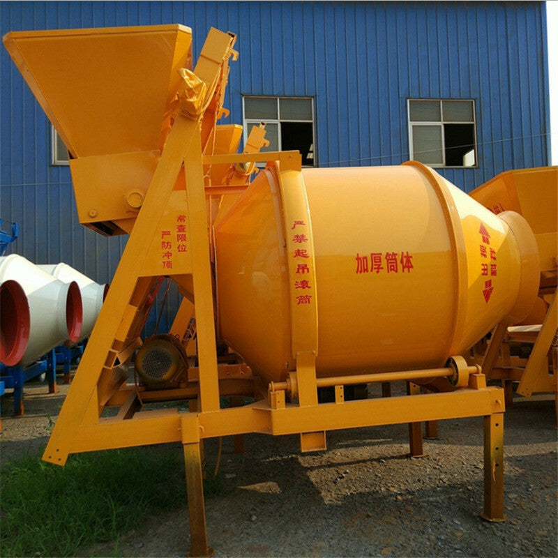 Two Phase Electric Drum Mixer Concrete Mixer Mobile Drum Mixing Tank Negotiable