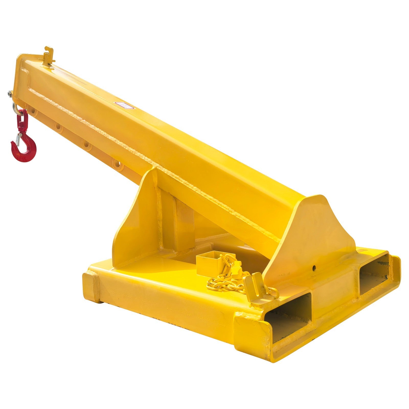 4T Adjustable Hoist Forklift Jib Boom Crane 8800Lbs Mobile Forklift Crane Equip
