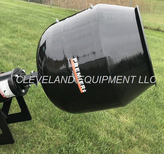 PREMIER MS14 MINI SKID STEER AUGER DRIVE ATTACHMENT W CONCRETE CEMENT MIXER BOWL