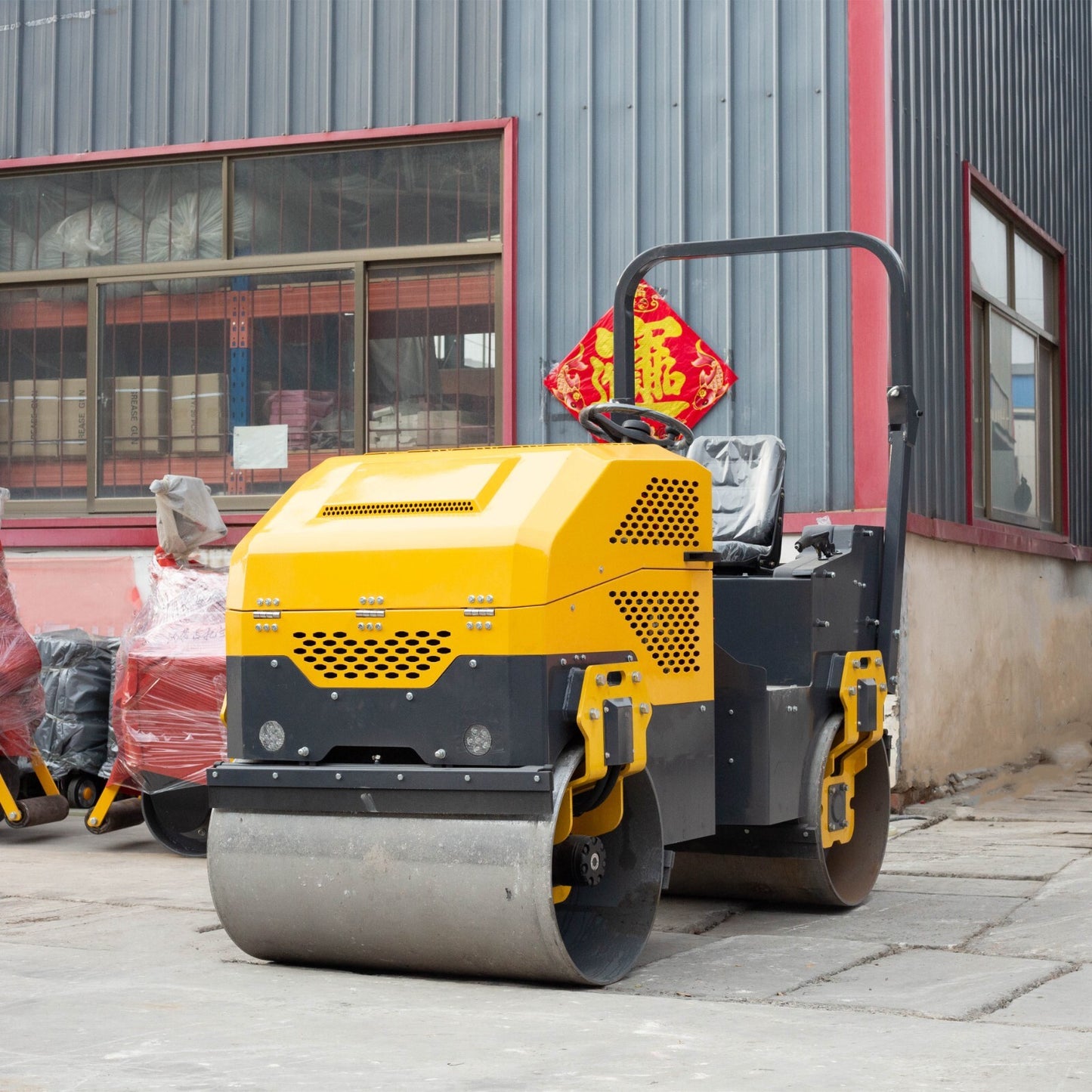 Construction 2 Tons Fully Hydraulic Double Drum Road Roller Compactor for Sale