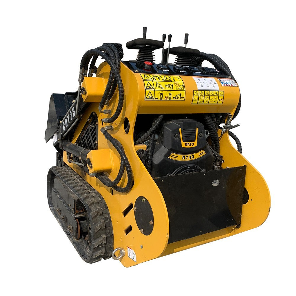 AGT Mini Skid Steer Track Loader 27 HP 2 Cylinder Rato Engine Stand on Crawler