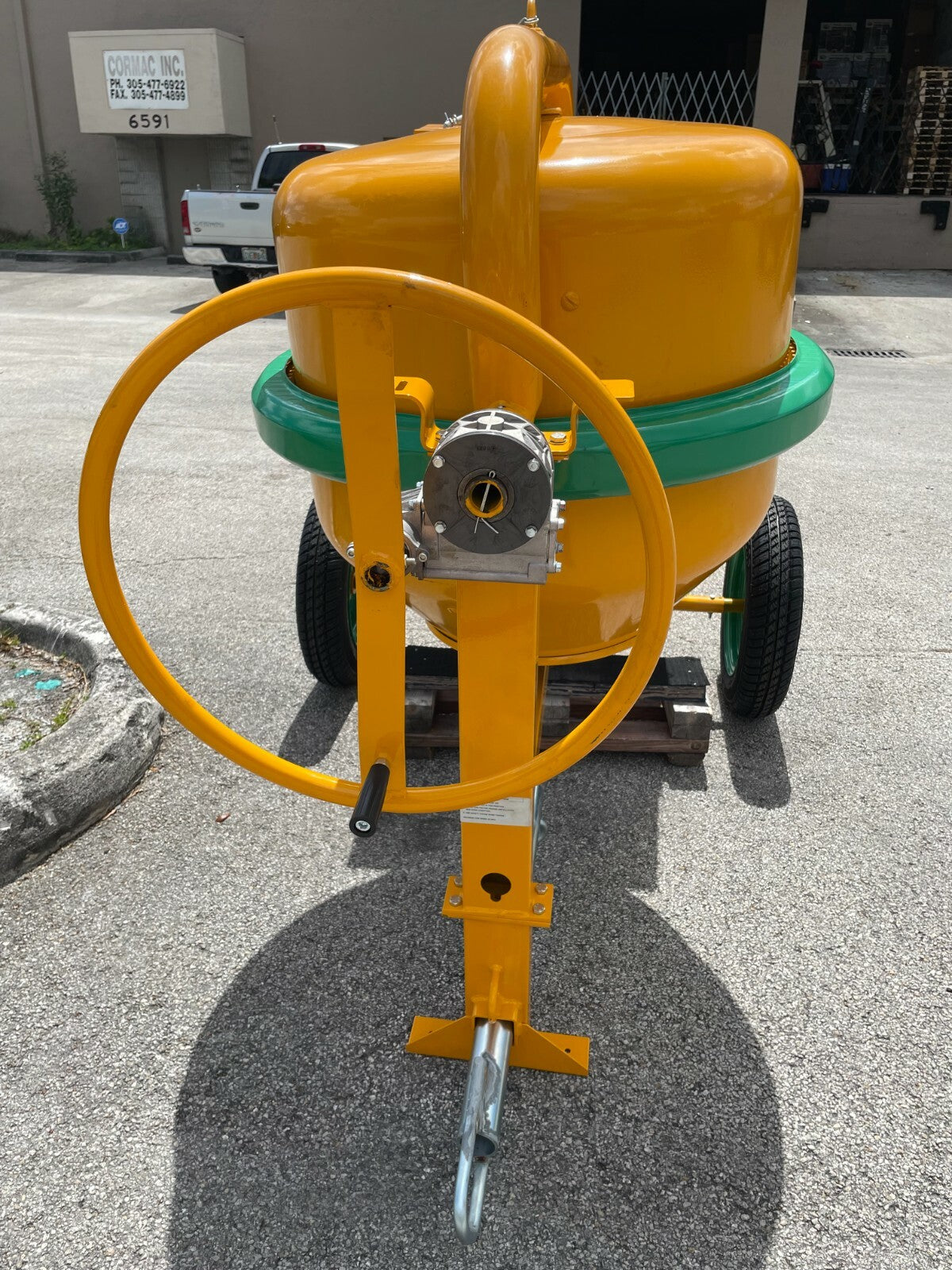 12 Cubic Feet,Cormac Concrete Mixer MADE in ITALY, HONDA GX240, 8 Hp Gas Engine