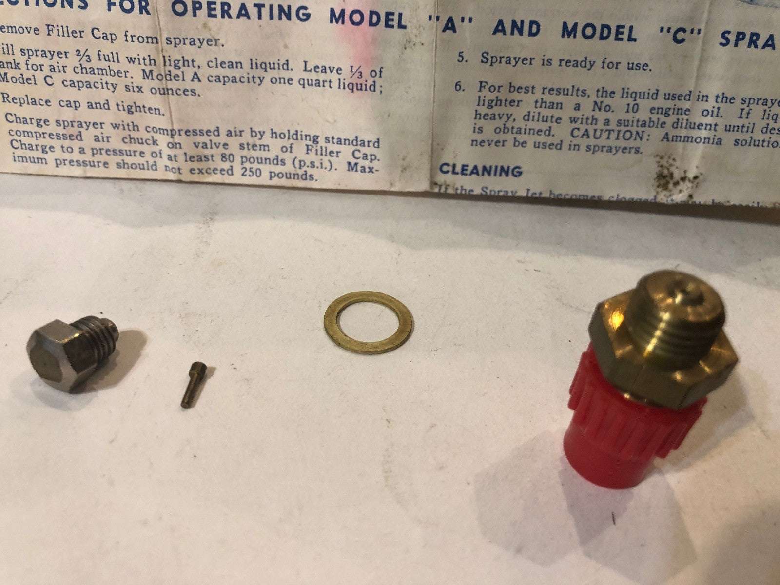 2 Spray Nozzles for SURE SHOT Sprayers 201 & 602