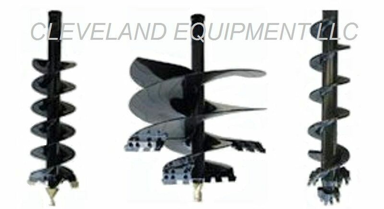 PREMIER MS14 MINI SKID STEER AUGER DRIVE ATTACHMENT W CONCRETE CEMENT MIXER BOWL