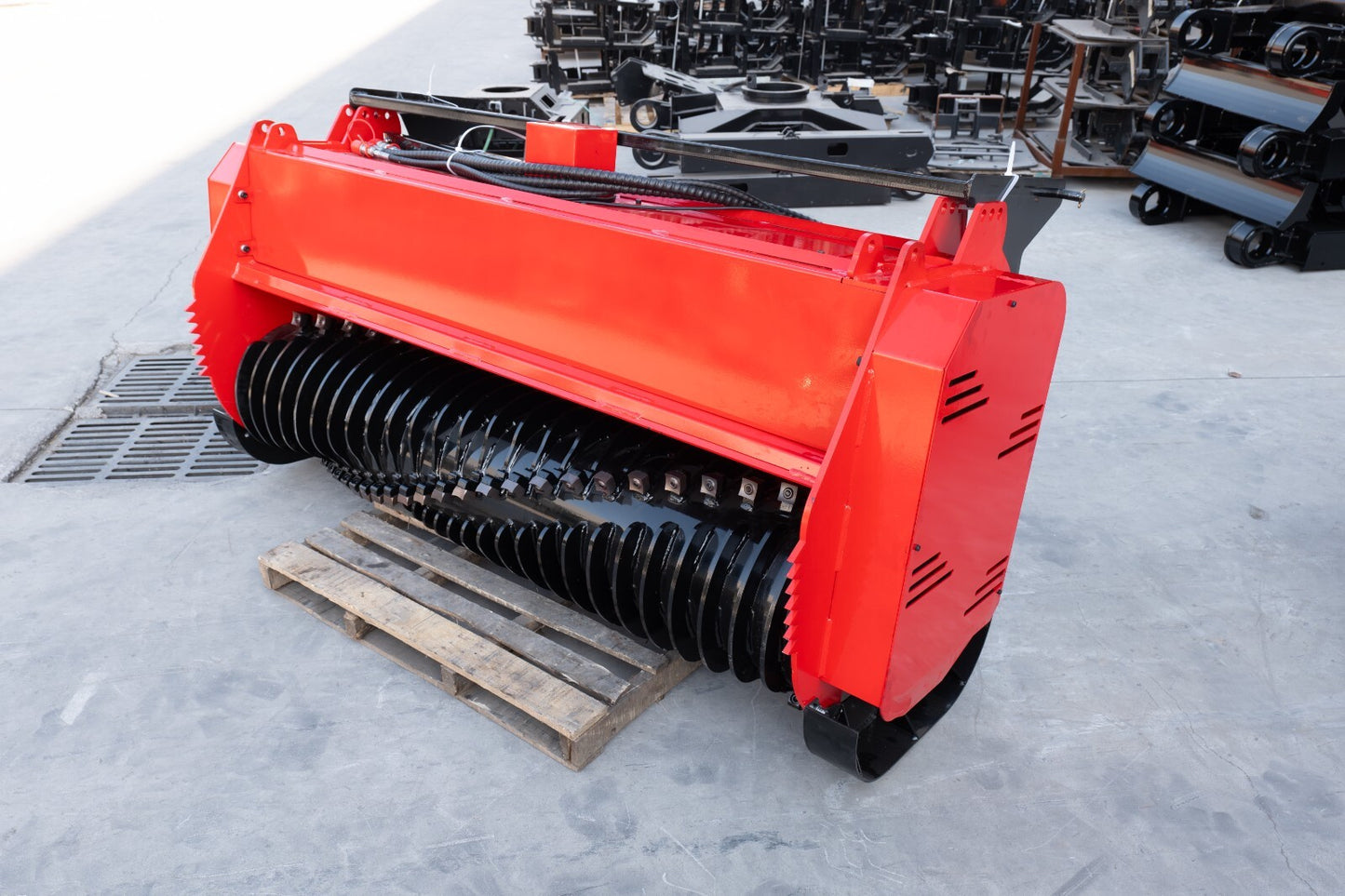 72Inch Skid Steer Loader Forestry Mulcher Wood Chipper Attachment for Bobcat