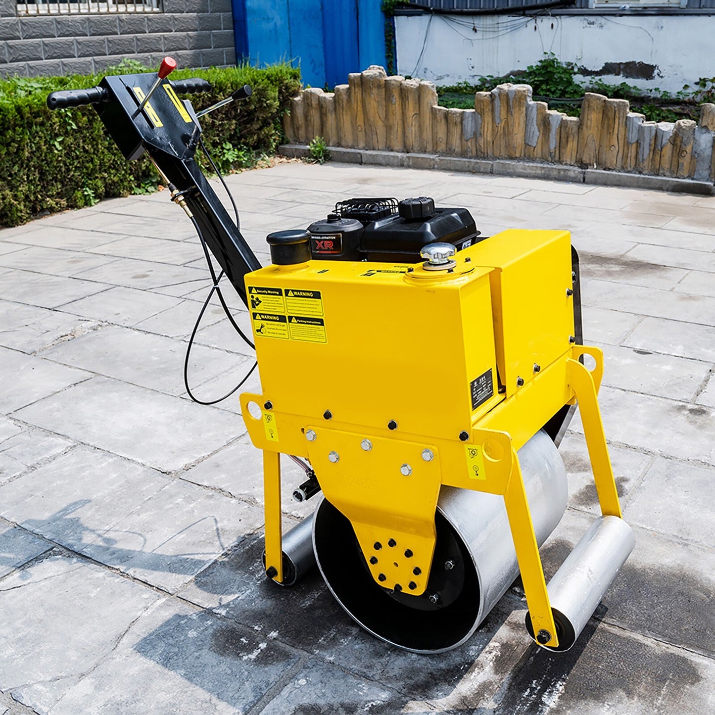 Hand Push Vibratory Roller Road Sale！Asphalt Compactor Free Delivery Free Ship