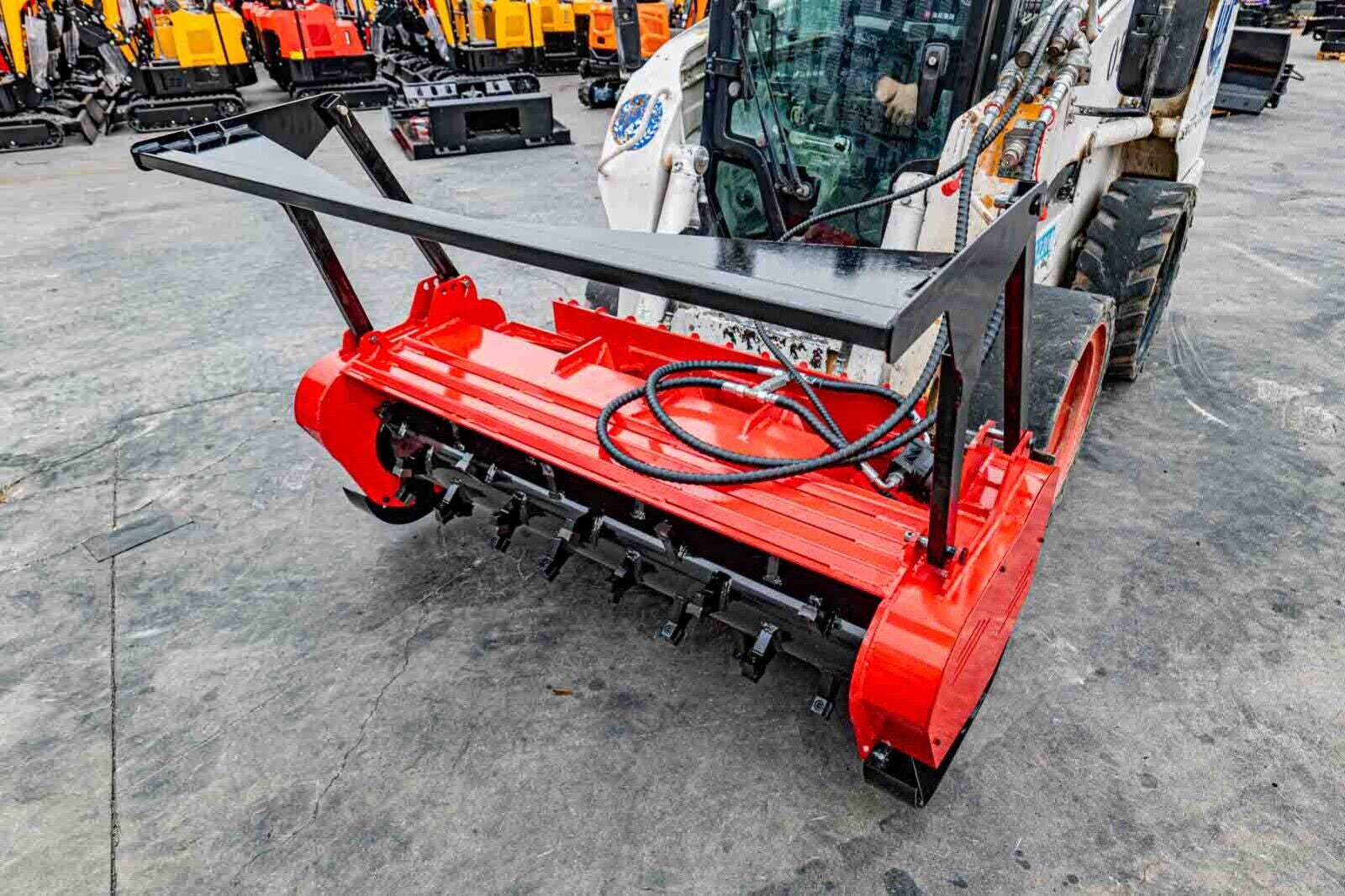 60Inch Skid Steer Loader Forestry Mulcher Wood Chipper Attachment for Bobcat