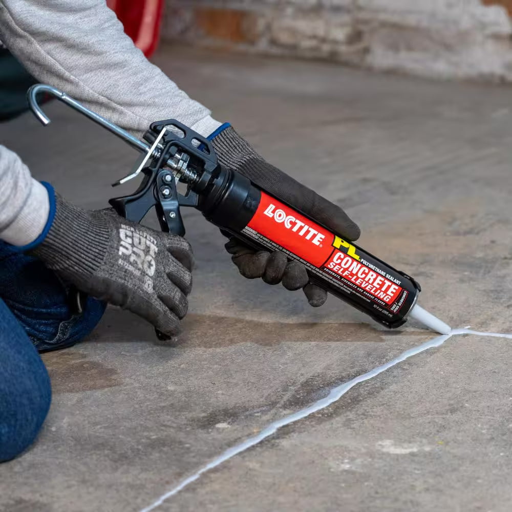 PL 28 Oz. Gray Self-Leveling Concrete Sealant