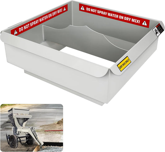 Upgrade MMAC-0123 Mud Mixer Hopper Extension, Pairs with MMAC-0133 for MMXR-3221 Mixers, Expands Capacity from 120 to 300 Lbs, Ldeal for Large Construction & Site Renovations