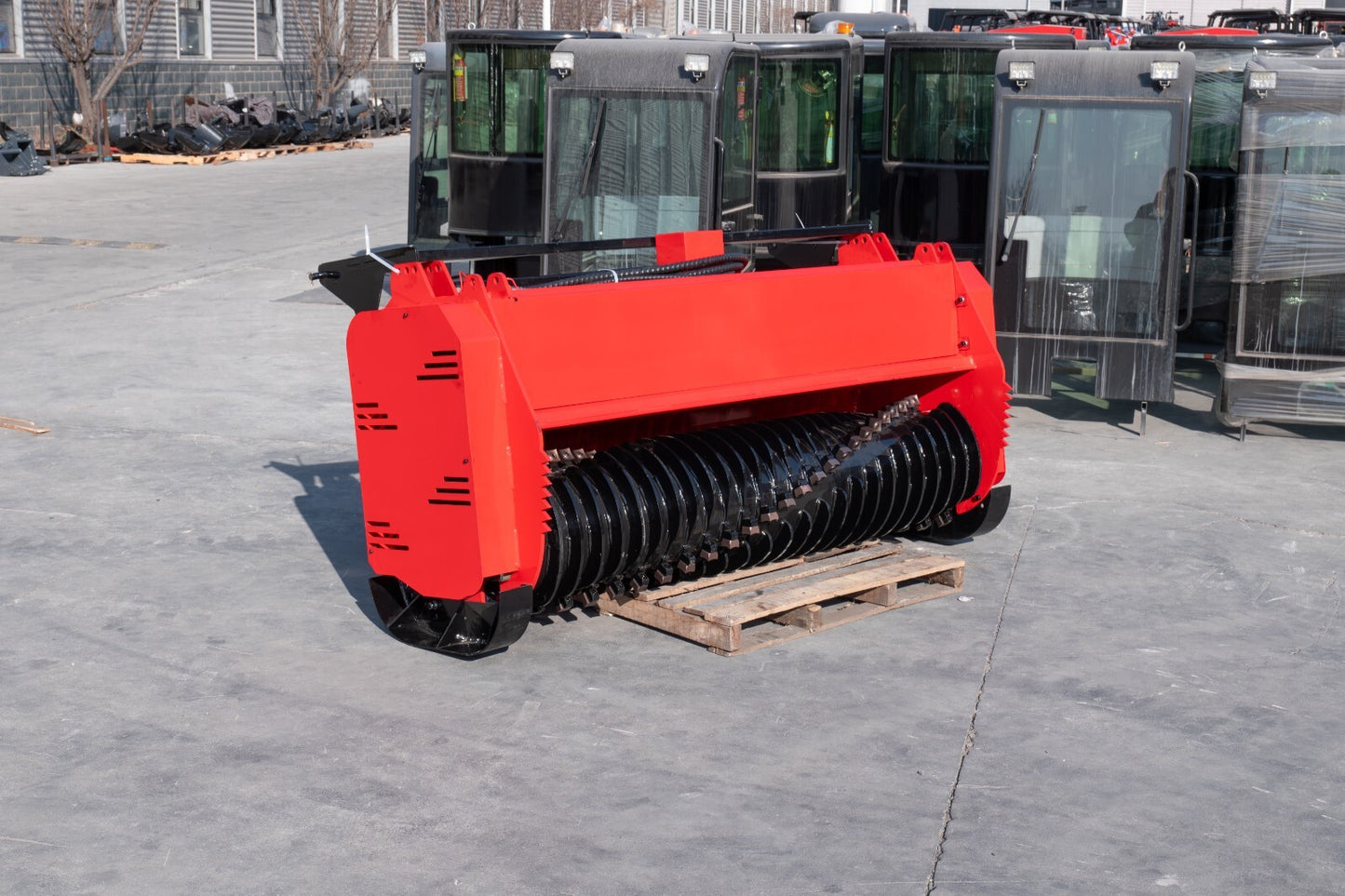 72Inch Skid Steer Loader Forestry Mulcher Wood Chipper Attachment for Bobcat