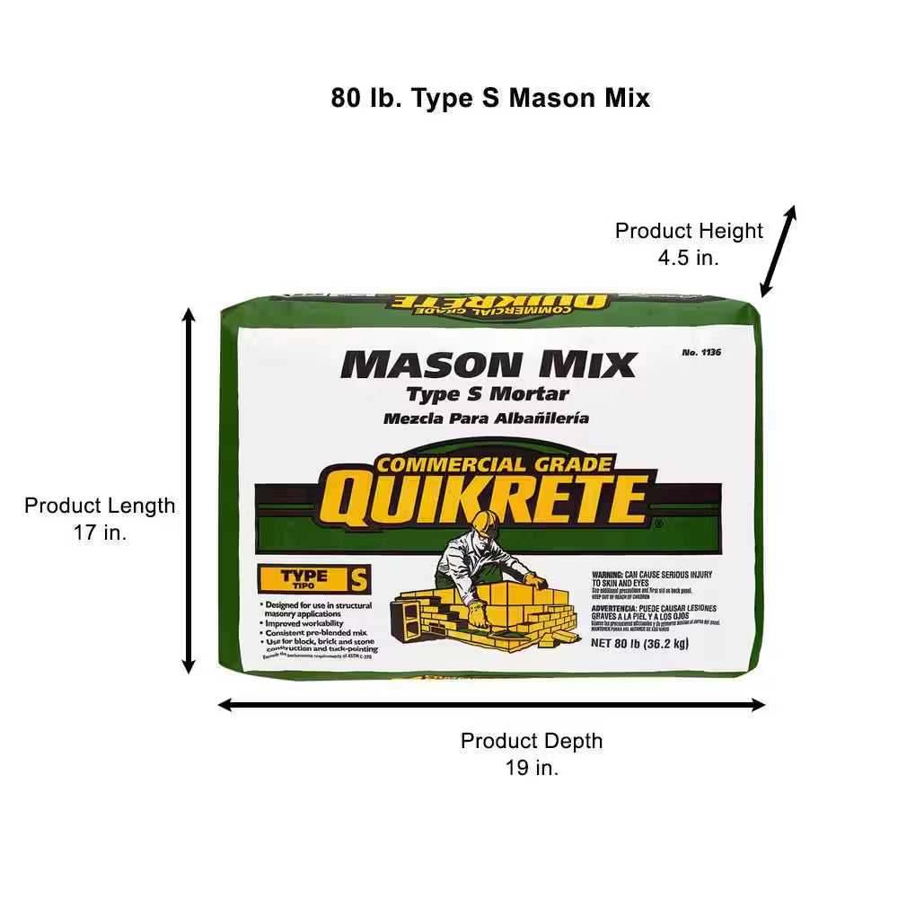 80 Lb. Type S Mason Mix