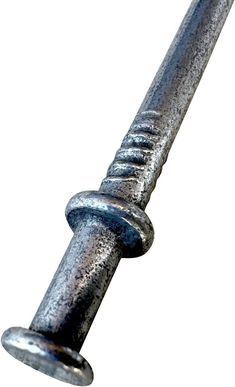 Sandbaggy 16D Duplex Nails (3.5" Long) - Temporary Construction, Concrete Forms, Scaffolding - 8 Gauge Steel - Smooth Shank, Flat Head - Removable/Reusable (200)