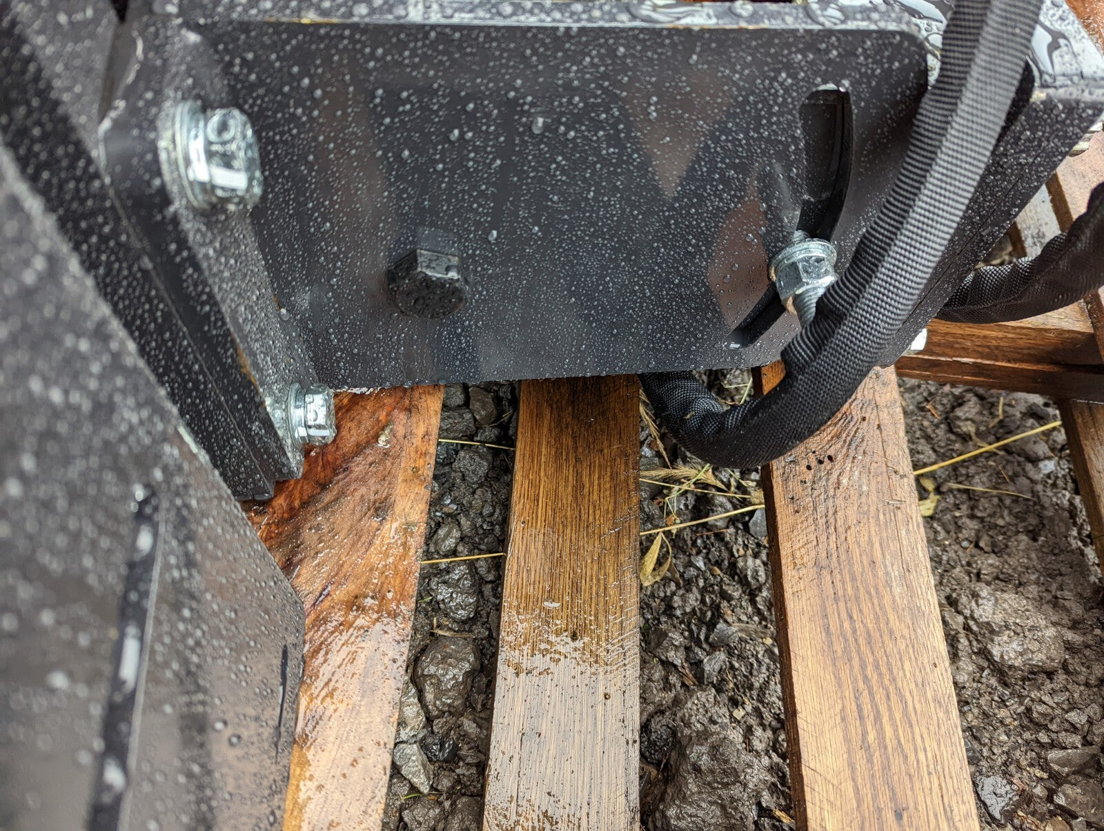 3-Point Hitch Power PTO Adapter Plate Hydraulic Skid Steer Attachment Bobcat.