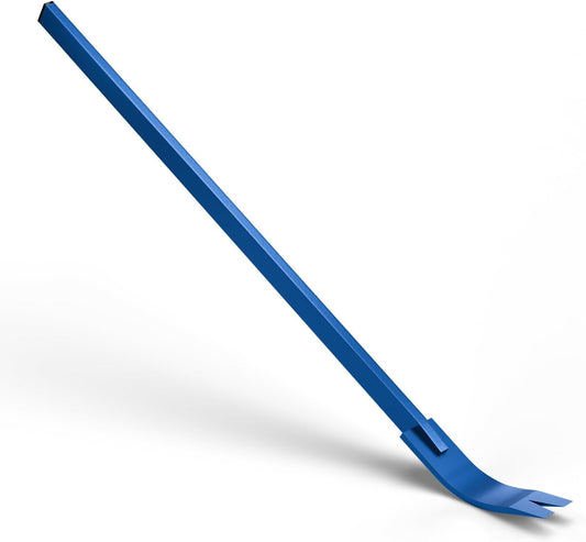 Pallet Buster, Flat Fulcrum Monster Pry Bar, Little Monster Pry Bar, Concrete, Powder-Coated All-Steel, Demolition, Heavy Duty, 47'' Handle, Deck Board Removal Tool