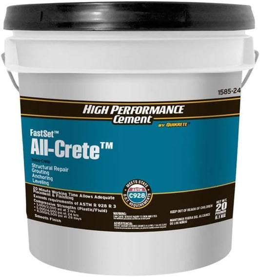 Quikrete Fastset All-Crete Cement 20 Lb.