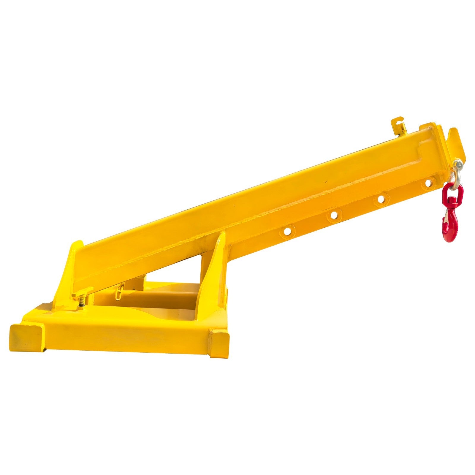 4T Adjustable Hoist Forklift Jib Boom Crane 8800Lbs Mobile Forklift Crane Equip