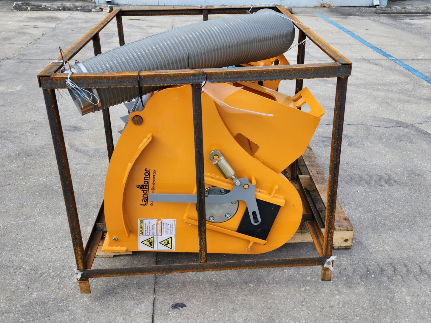 LANDHONOR Concrete Cement Mixer DOUBLE Discharge Skid Steer Mix N Go Attachment