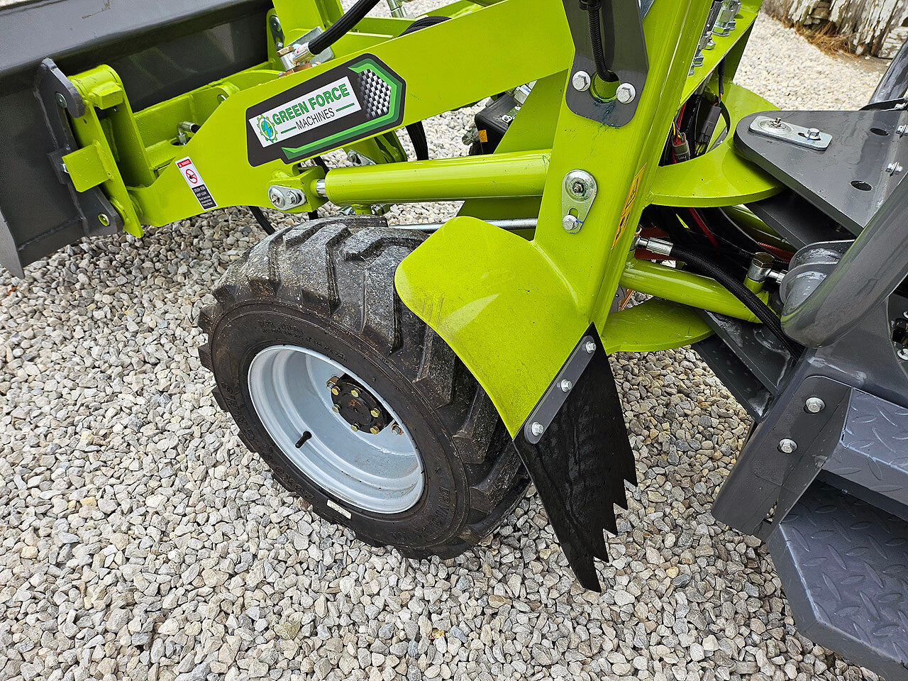 2025 Greenforce Machines EV880L Electric Wheel Loader Bobcat Skid Steer 880Lbs