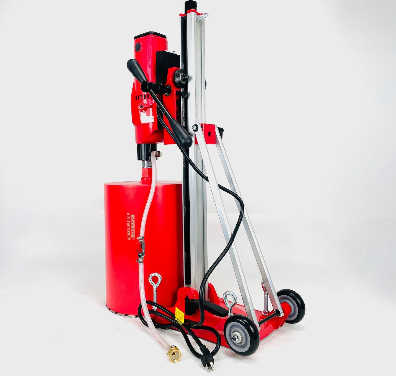 BLUEROCK 12Z1 T/S Tilting Stand 2-Speed Concrete Core Drill Fits Milwaukee Bits