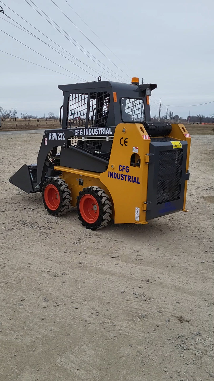 NEW!! CFG Industrial KRW232 Skid Steer 999Cc 31HP V Twin Engine