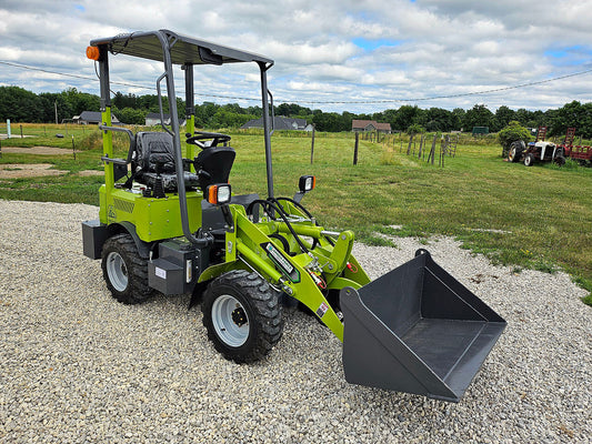 2025 Greenforce Machines EV880L Electric Wheel Loader Bobcat Skid Steer 880Lbs