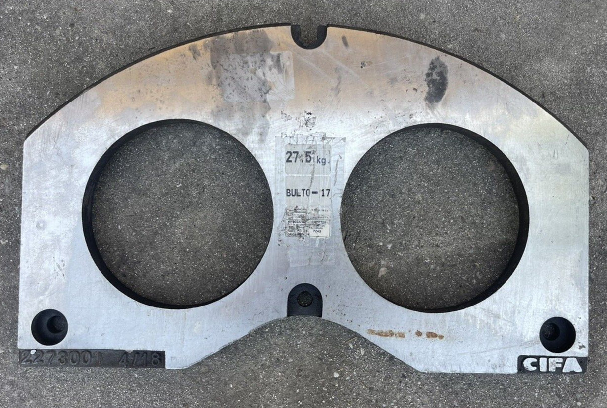 Cifa Concrete Pump Wear Plate S8 227300 K31 K32 K36 K41 K48 PA907F8 PA1206F8