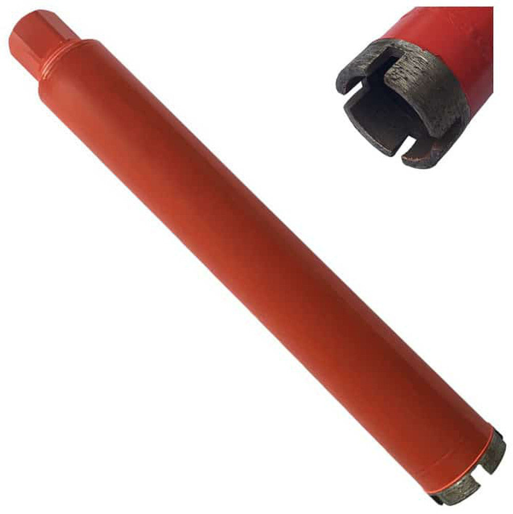 Wet Diamond Core Bits for Concrete, Concrete W/Light Rebar or Hard Masonry