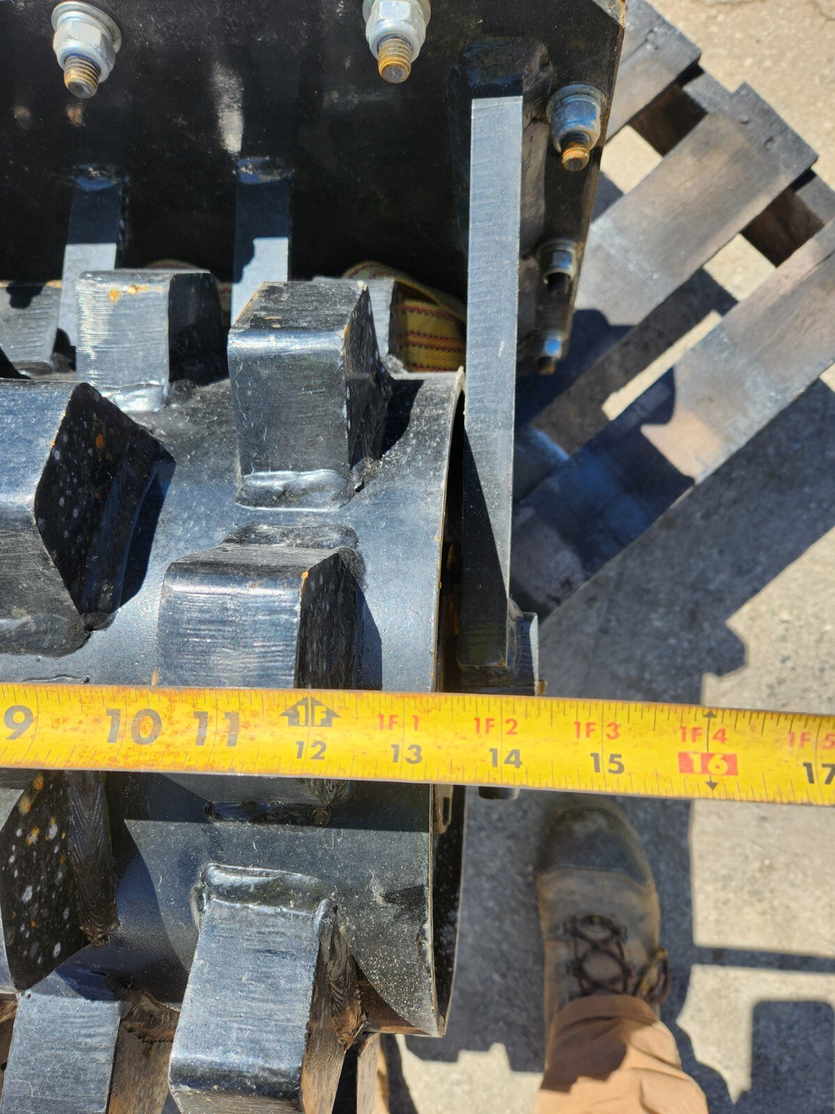 CAT 305 306 Excavator Compactor Wheel Trencher Roller Sheeps Foot 12" 45Mm Pin