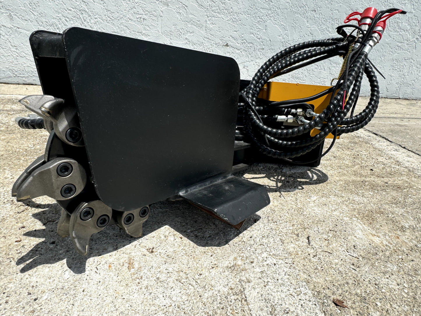 New Mini Skid Steer Stump Grinder Attachment Articulating Arm &Remote Toro Dingo