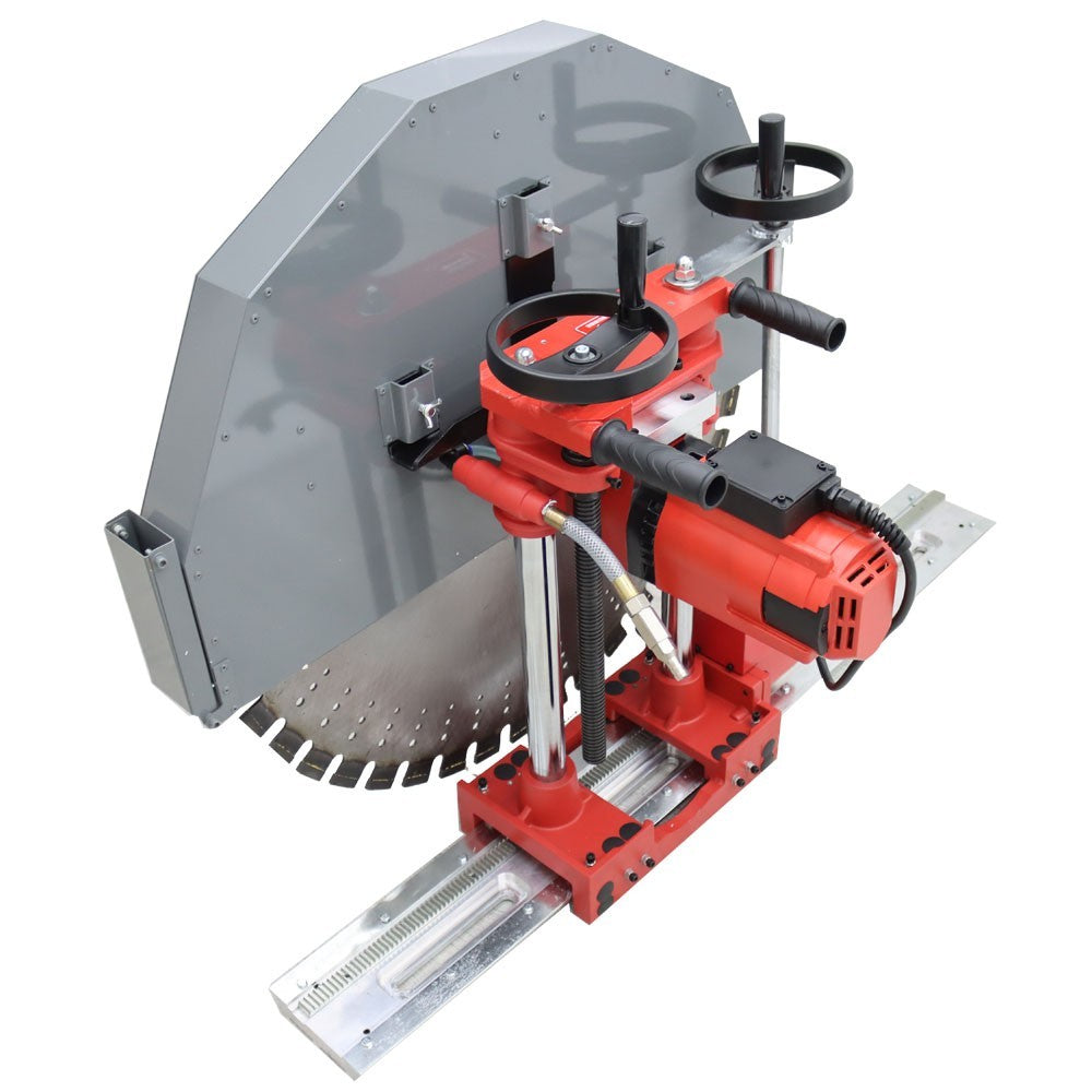 220V 20" Deep Concrete Wall Cutter Brick Stone Walls Rebar Cutting Saw Machine