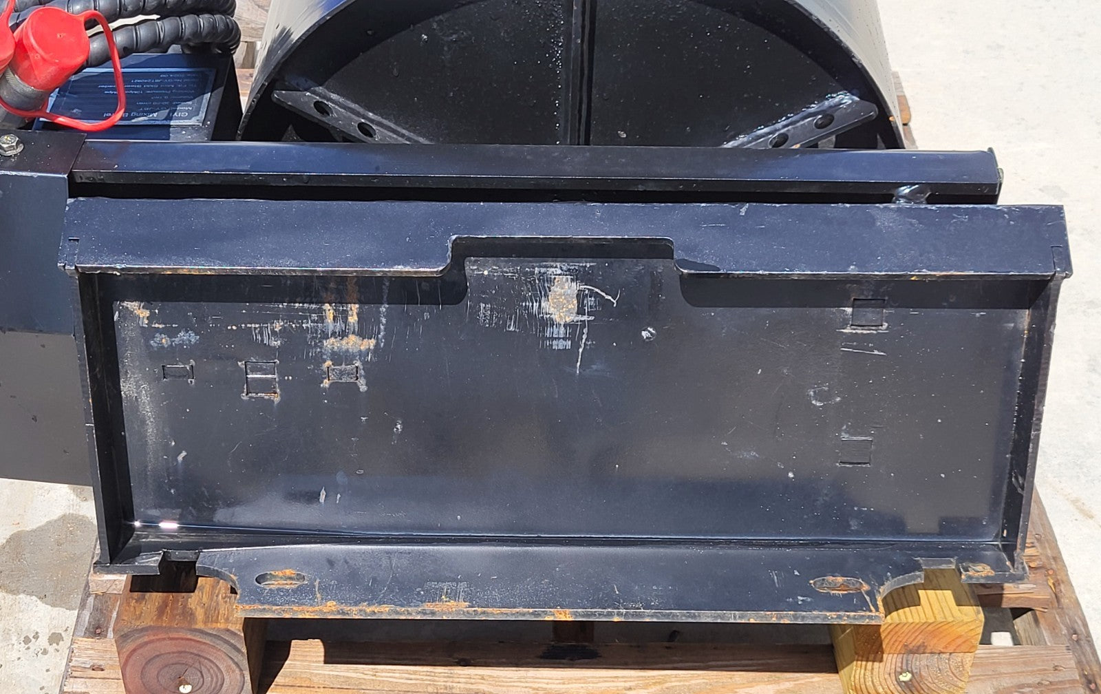 GIYI Mini Skid Steer Hydraulic Cement Concrete Mixer Attachment