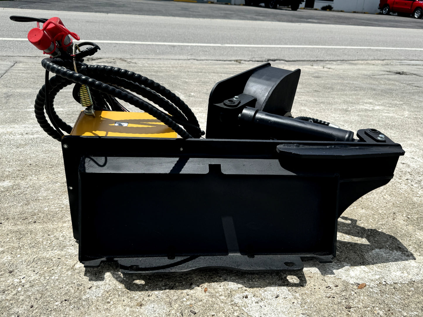 New Mini Skid Steer Stump Grinder Attachment Articulating Arm &Remote Toro Dingo
