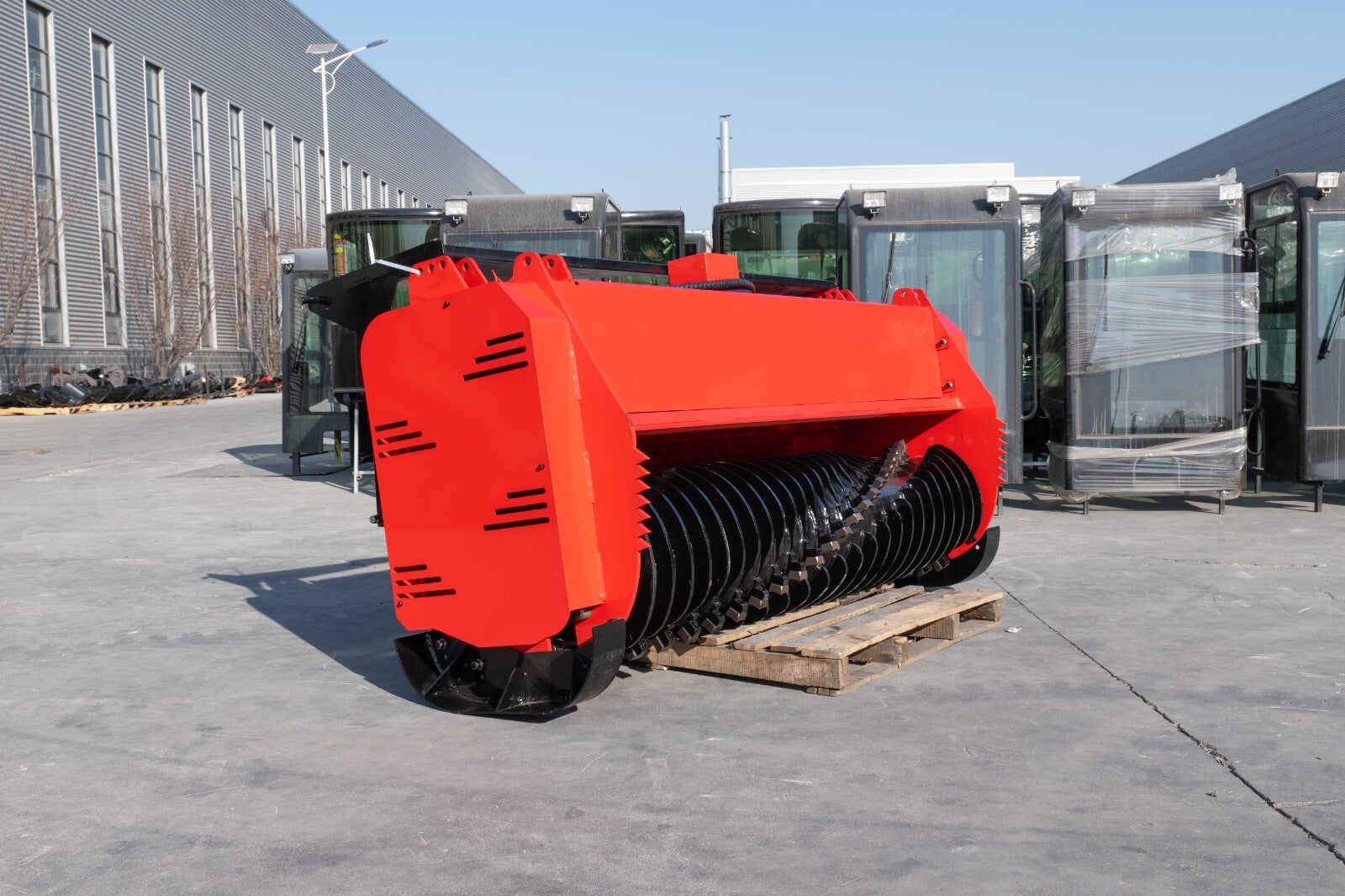 72Inch Skid Steer Loader Forestry Mulcher Wood Chipper Attachment for Bobcat