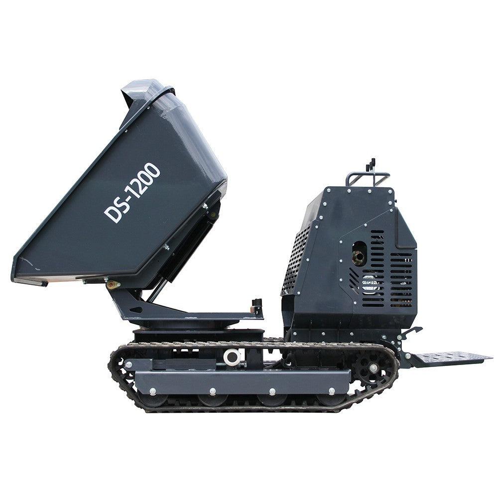Free Ship 13.5HP BS Crawler Mini Concrete Dump Truck Gasoline Orchard Concrete