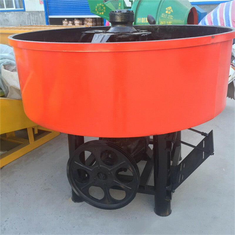 Flat Mixer Large Concrete Mixer Five Cubic Meter Mixing Tank Mortar Negotiable