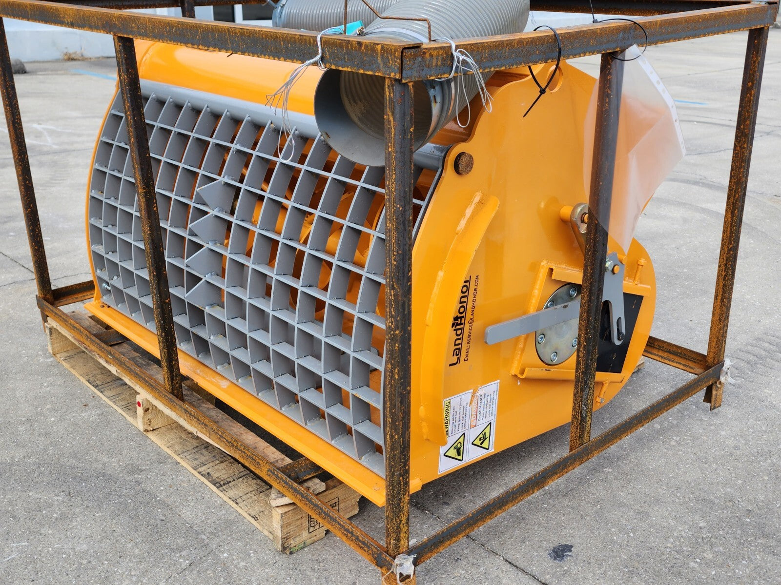 LANDHONOR Concrete Cement Mixer DOUBLE Discharge Skid Steer Mix N Go Attachment