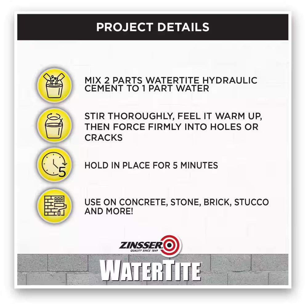 10 Lbs. Watertite Waterproofing Hydraulic Cement (4-Pack)