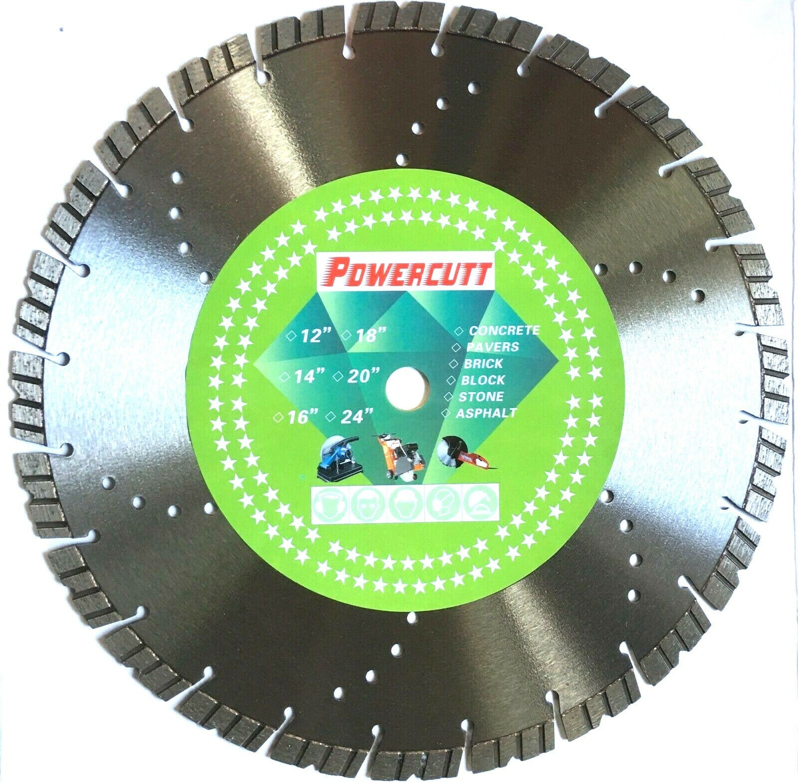 14" NEW DESIGN Laser Turbo CUT ALL REBAR/CONCRETE