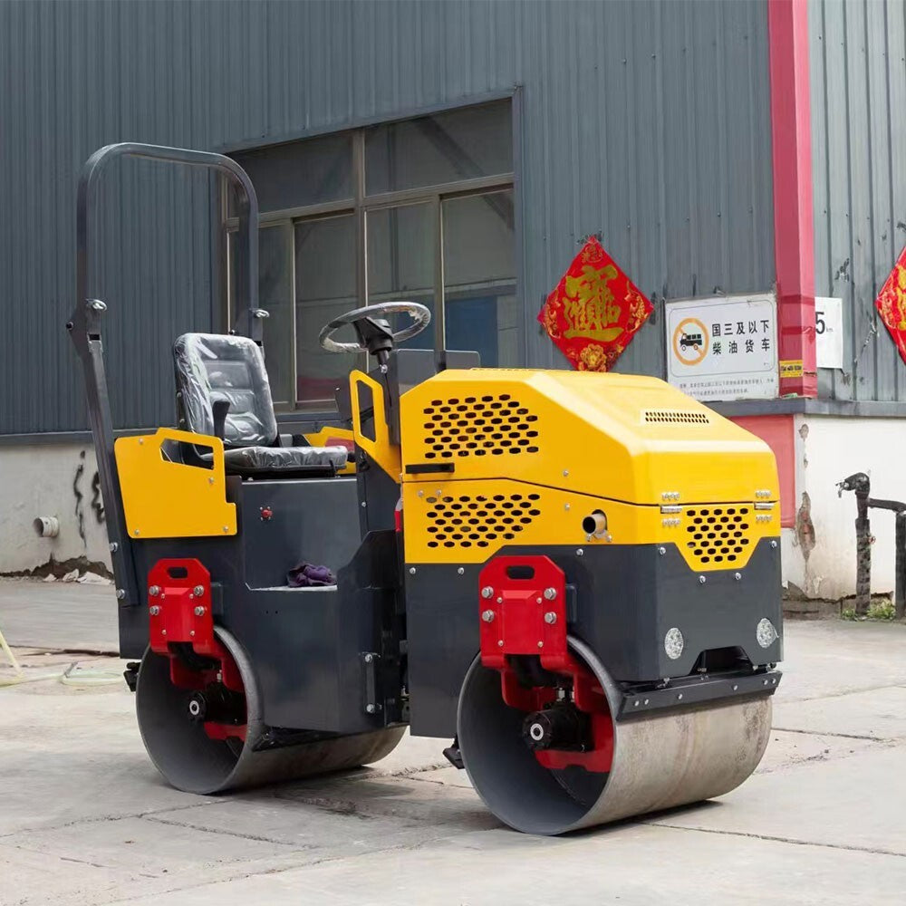 EPA Gasoline Road Roller Asphalt Vibratory Roller Ride on Compactor