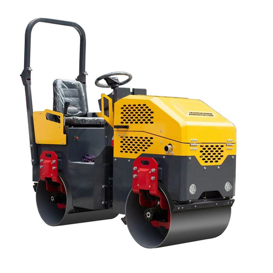EPA Gasoline Road Roller Asphalt Vibratory Roller Ride on Compactor