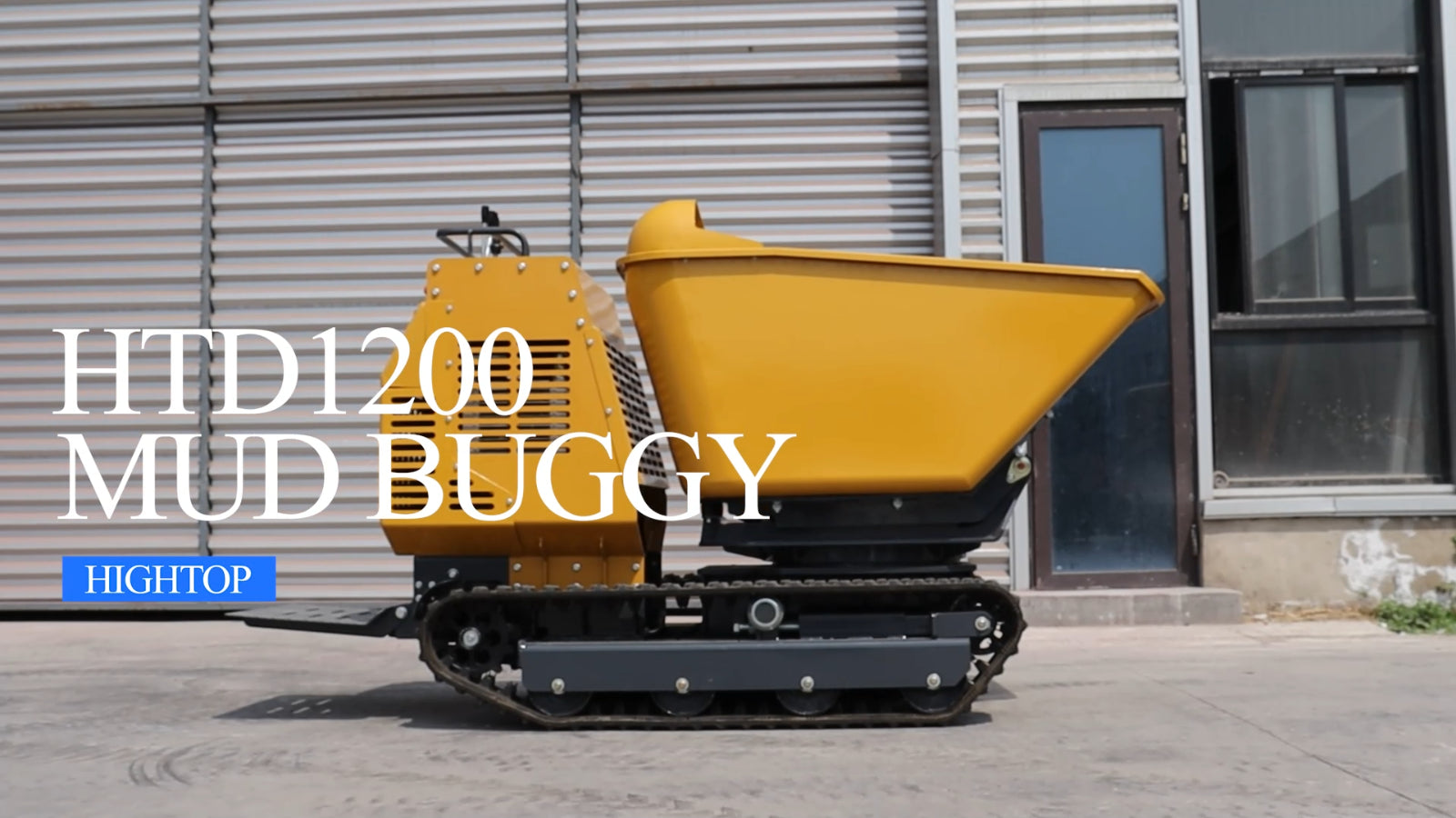 BID for Tracked Hydraulic Mini Dumper 13.5HP Gas EPA Truck for Construction