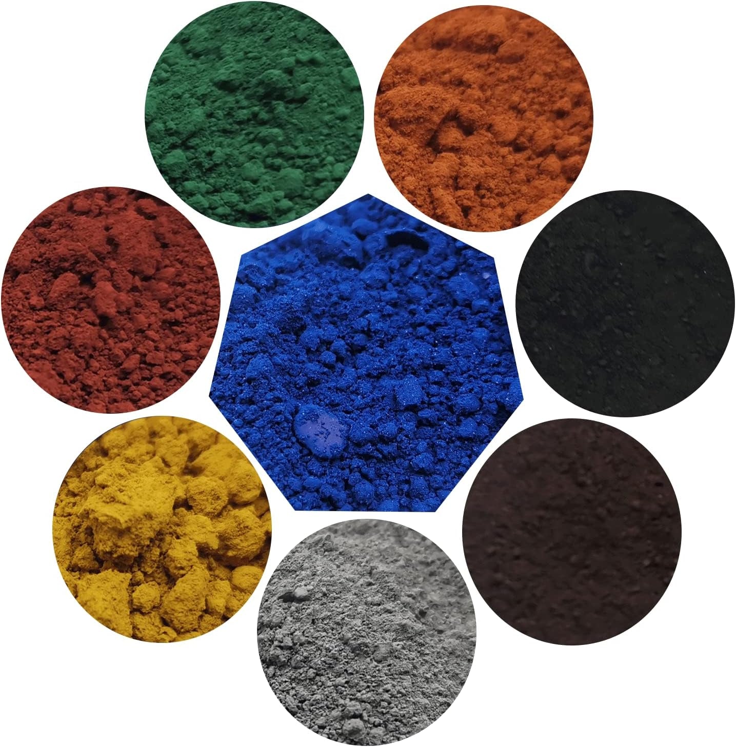 Blue 4.0Lb 64Oz Concrete Cement Pigment-Iron Oxide Pigment Powder, Concrete Cement Dye Pigment for Brick, Tile, Clay, Lime, Mortar, Grout, Plaster, Paint, Bath Bombs Coloring(Blue,4.0Lb)