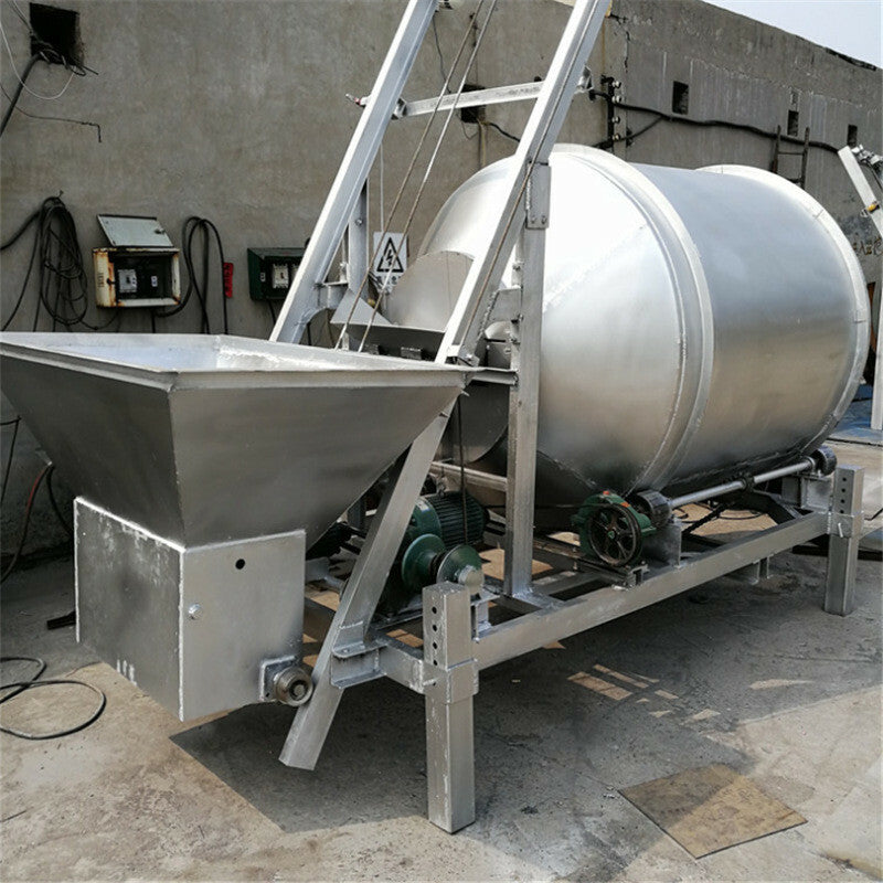 Two Phase Electric Drum Mixer Concrete Mixer Mobile Drum Mixing Tank Negotiable